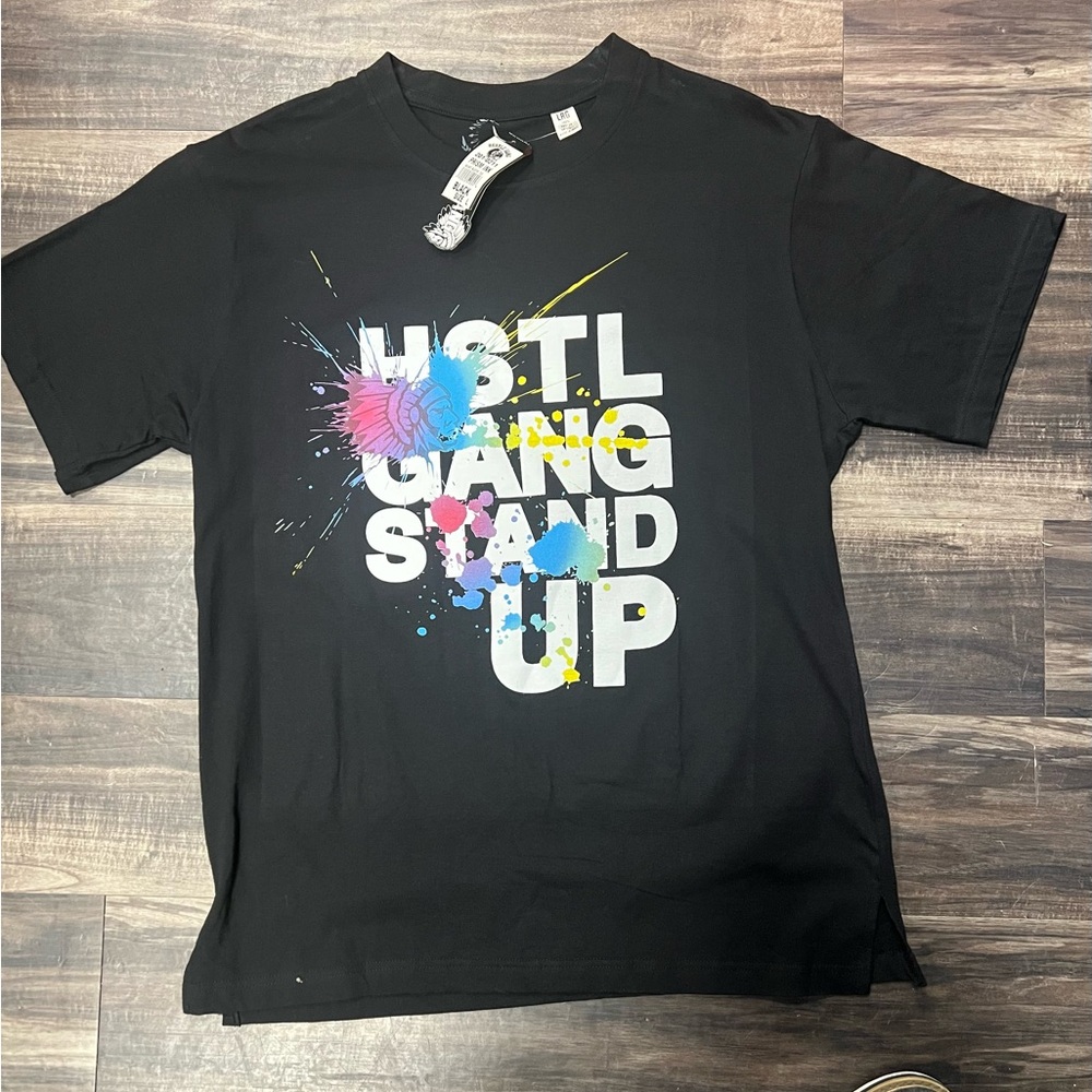 Hustle Gang Black Graphic Tee